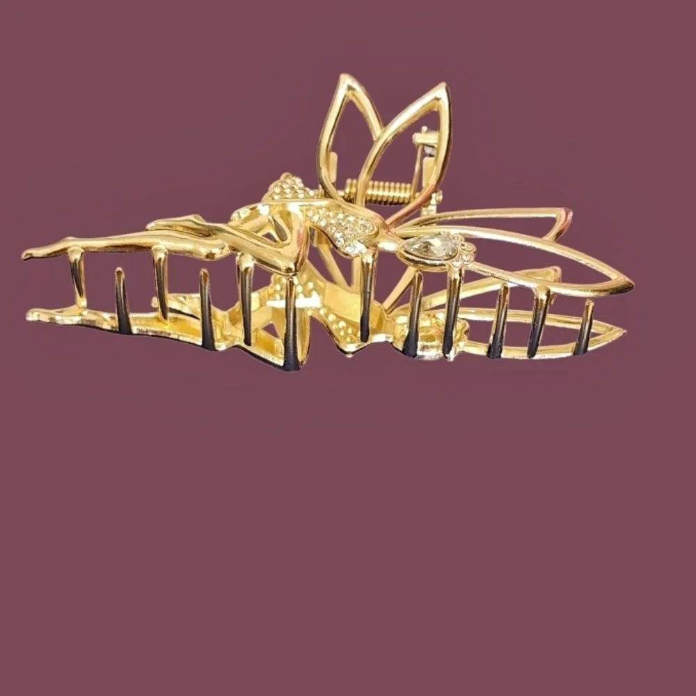 ✨️Elegant Gold Fairy Metal Hair Clip
